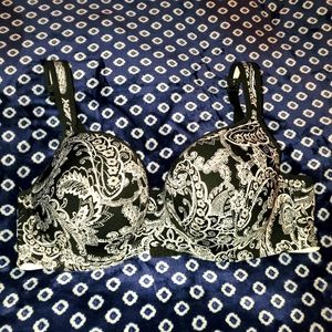 Cacique paisley 44d bra